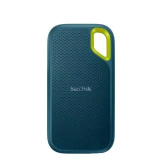 SanDisk externe SSD 1 TB Extreme Portable (R1050 / W1000 MB/s), USB 3.2, hellblau