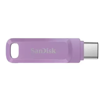 SanDisk Flash-Laufwerk 64GB Ultra Dual Drive Go, USB-C 3.2, Lila