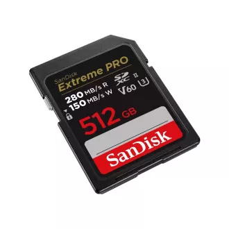 SanDisk SDXC-Karte 512GB Extreme PRO (R:280/W:150 MB/s, UHS-II, V60) SanDisk SDXC-Karte 512GB Extreme PRO (R:280/W:150 MB/s, UHS-II, V60)