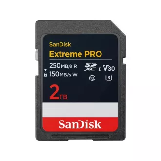 SanDisk SDXC-Karte 2TB Extreme PRO (250 MB/s Klasse 10, UHS-I U3 V30) SanDisk SDXC-Karte 2TB Extreme PRO (250 MB/s Klasse 10, UHS-I U3 V30)