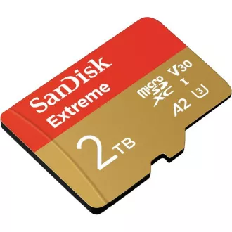 SanDisk micro SDXC Karte 2TB Extreme (240 MB/s A2 UHS-I U3 V30)   Adapter