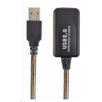 GEMBIRD USB 2.0 aktives Verlängerungskabel, 10m, schwarz GEMBIRD USB 2.0 aktives Verlängerungskabel, 10m, schwarz