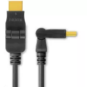 PREMIUMCORD Kabel HDMI A - HDMI A M/M 2m, drehbare vergoldete Stecker