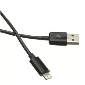 C-TECH USB 2.0 Lightning Kabel (IP5 und höher) Lade- und Synchronisationskabel, 2m, schwarz
