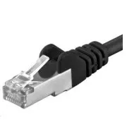 PREMIUMCORD Patchkabel CAT6a S-FTP, RJ45-RJ45, AWG 26/7 0, 25m schwarz