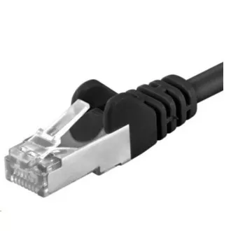 PREMIUMCORD Patchkabel CAT6a S-FTP, RJ45-RJ45, AWG 26/7 0, 25m schwarz