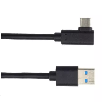 PREMIUMCORD Kabel USB Typ C/M gebogener Stecker 90° - USB 3.0 A/M, 3m PREMIUMCORD Kabel USB Typ C/M gebogener Stecker 90° - USB 3.0 A/M, 3m