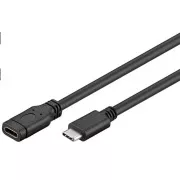 PREMIUMCORD USB-C Verlängerungskabel (USB 3.1 Generation 1), C/M - C/F, 1m