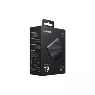 Samsung T9 Externe SSD - 4 TB - Schwarz Samsung T9 Externe SSD - 4 TB - Schwarz