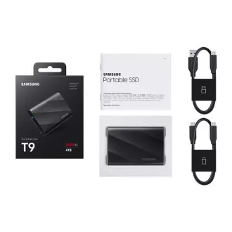 Samsung T9 Externe SSD - 4 TB - Schwarz Samsung T9 Externe SSD - 4 TB - Schwarz