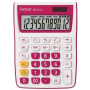 REBELL Taschenrechner - SDC912 PK - rosa