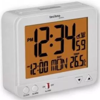 TechnoLine WT 195 - Digitaler Wecker schwarz mit Thermometer