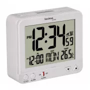 TechnoLine WT 195W - Digitaler Wecker weiß mit Thermometer