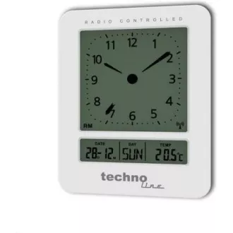 TechnoLine WT 745W - Wecker mit analogem LCD-Display und Thermometer TechnoLine WT 745W - Wecker mit analogem LCD-Display und Thermometer