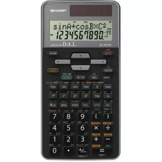 SHARP Taschenrechner - EL531TGGY - grau - Box - Solar Batterie SHARP Taschenrechner - EL531TGGY - grau - Box - Solar Batterie