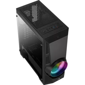 AEROCOOL AeroEngine RGB, Mid-Tower, 1x USB 3.0, 2x USB 2.0, 2x Audio, ohne Netzteil AEROCOOL AeroEngine RGB, Mid-Tower, 1x USB 3.0, 2x USB 2.0, 2x Audio, ohne Netzteil