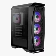 AEROCOOL Aero One Frost ML G Gehäuse, Mid-Tower, 2x USB 3.0, 2x Audio, 4x 120mm RGB Lüfter, ohne Netzteil