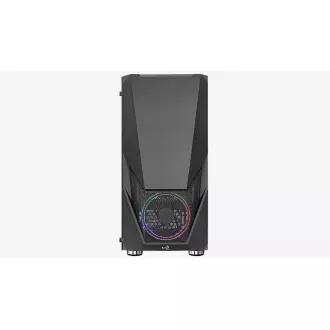 AEROCOOL Gehäuse Zauron Saturn FRGB ML G, Mid-Tower, 2x USB 3.0, 2x Audio, 1x 120mm FRGB Lüfter, ohne Netzteil