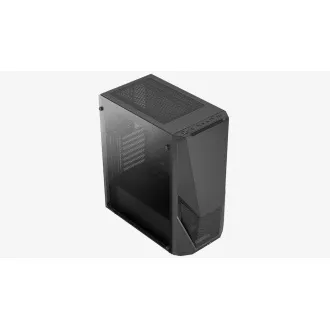 AEROCOOL Gehäuse Zauron Saturn FRGB ML G, Mid-Tower, 2x USB 3.0, 2x Audio, 1x 120mm FRGB Lüfter, ohne Netzteil