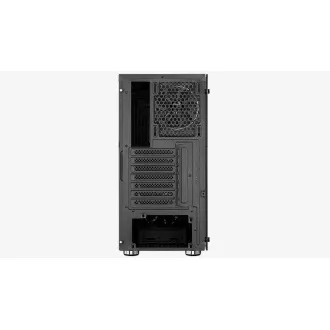 AEROCOOL Gehäuse Zauron Saturn FRGB ML G, Mid-Tower, 2x USB 3.0, 2x Audio, 1x 120mm FRGB Lüfter, ohne Netzteil