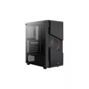 AEROCOOL Gehäuse Menace Saturn FRGB ML G, Mid-Tower, 2x USB 3.0, 2x Audio, 1x 120mm FRGB Lüfter, ohne Netzteil