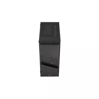 AEROCOOL Gehäuse Menace Saturn FRGB ML G, Mid-Tower, 2x USB 3.0, 2x Audio, 1x 120mm FRGB Lüfter, ohne Netzteil