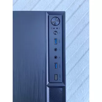 EUROCASE MC MF-320B, Micro Tower, 1xUSB-C, 2xUSB 3.0, 2x Audio, ohne Netzteil EUROCASE MC MF-320B, Micro Tower, 1xUSB-C, 2xUSB 3.0, 2x Audio, ohne Netzteil