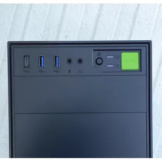 EUROCASE Gehäuse ML N6-500B, Midi Tower, 1xUSB-C, 2xUSB 3.0, 2x Audio, ohne Netzteil EUROCASE Gehäuse ML N6-500B, Midi Tower, 1xUSB-C, 2xUSB 3.0, 2x Audio, ohne Netzteil