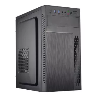 EUROCASE Gehäuse ML M6-505B, Midi Tower, 1xUSB-C, 2x USB 3.0, 2x Audio, ohne Netzteil