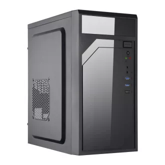 EUROCASE Gehäuse ML M6-590B, Mini Tower, 1xUSB-C, 2x USB 3.0, 2x Audio, schwarz EUROCASE Gehäuse ML M6-590B, Mini Tower, 1xUSB-C, 2x USB 3.0, 2x Audio, schwarz