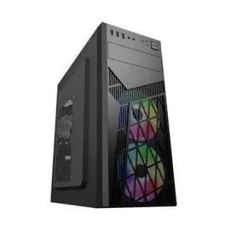 EUROCASE Gehäuse ML N6-560B, ATX, 2x USB-A, 2x 120mm ARGB Lüfter, schwarz EUROCASE Gehäuse ML N6-560B, ATX, 2x USB-A, 2x 120mm ARGB Lüfter, schwarz