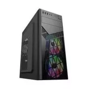 EUROCASE Gehäuse ML N6-560B, ATX, 2x USB-A, 1x USB-C, 2x 120mm ARGB Lüfter, schwarz