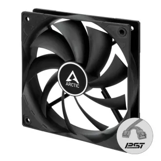 ARCTIC Lüfter F12 PWM PST, 120mm, 4pin, PWM, schwarz ARCTIC Lüfter F12 PWM PST, 120mm, 4pin, PWM, schwarz