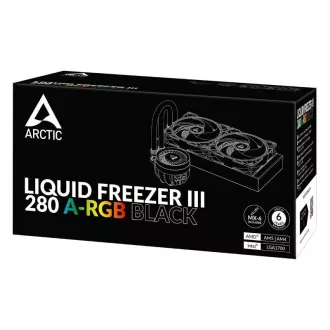 ARCTIC Liquid Freezer III 280 ARGB Wasserkühlung, 2x140mm, AM5, LGA1851, schwarz