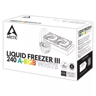 ARCTIC Liquid Freezer III 240 ARGB Wasserkühlung, 2x120mm, AM5, LGA1851, weiß