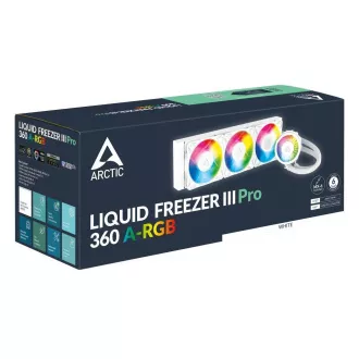 ARCTIC Liquid Freezer III 360 Pro ARGB Wasserkühlung, 3x120mm, AM5, LGA1851, weiß ARCTIC Liquid Freezer III 360 Pro ARGB Wasserkühlung, 3x120mm, AM5, LGA1851, weiß