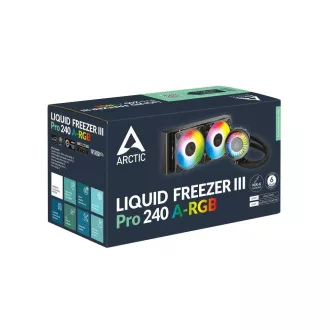 ARCTIC Liquid Freezer III 240 Pro ARGB Wasserkühlung, 2x120mm, AM5, LGA1851, schwarz ARCTIC Liquid Freezer III 240 Pro ARGB Wasserkühlung, 2x120mm, AM5, LGA1851, schwarz