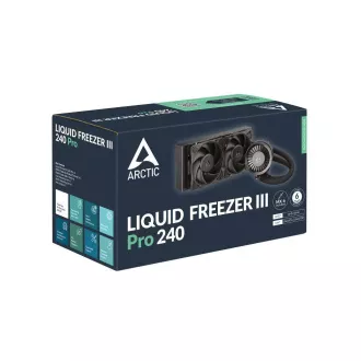 ARCTIC Wasserkühler Liquid Freezer III 240 Pro, 2x120mm, AM5, LGA1851, schwarz ARCTIC Wasserkühler Liquid Freezer III 240 Pro, 2x120mm, AM5, LGA1851, schwarz