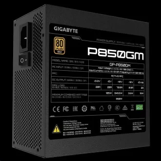 GIGABYTE Netzteil P850GM, 850W, 80plus Gold, modular, 120 mm Lüfter GIGABYTE Netzteil P850GM, 850W, 80plus Gold, modular, 120 mm Lüfter