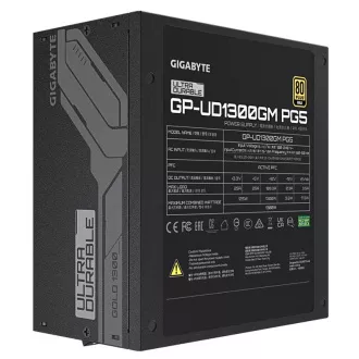 GIGABYTE Netzteil UD1300GM PG5, 1300W, 80 Gold, 140mm Lüfter GIGABYTE Netzteil UD1300GM PG5, 1300W, 80 Gold, 140mm Lüfter