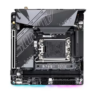 GIGABYTE MB Sc LGA1700 B760I AORUS PRO, Intel B760, 2xDDR5, 1xDP, 1xHDMI, mini-ITX GIGABYTE MB Sc LGA1700 B760I AORUS PRO, Intel B760, 2xDDR5, 1xDP, 1xHDMI, mini-ITX