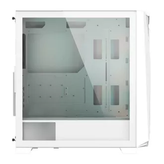GIGABYTE Gehäuse GB-C301GW, ARGB Hub, transparente Seitenwand, Mid-Tower, 4x ARGB Lüfter, weiß