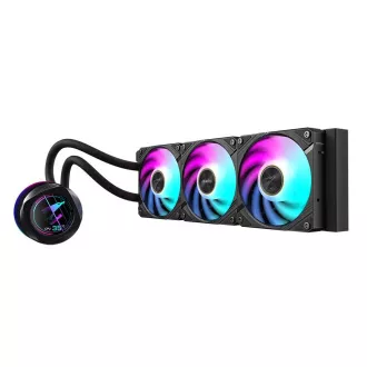 GIGABYTE Wasserkühlung AORUS WATERFORCE X II 360, 2x120mm ARGB, LCD-Display, LGA1851, AM5