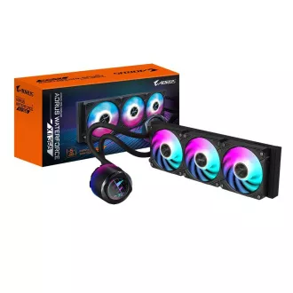 GIGABYTE Wasserkühlung AORUS WATERFORCE X II 360, 2x120mm ARGB, LCD-Display, LGA1851, AM5