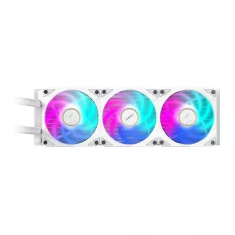 GIGABYTE Wasserkühlung AORUS WATERFORCE X II 360I, 3x 120mm, ARGB, LCD Display, LGA1851, AM5, Weiß GIGABYTE Wasserkühlung AORUS WATERFORCE X II 360I, 3x 120mm, ARGB, LCD Display, LGA1851, AM5, Weiß