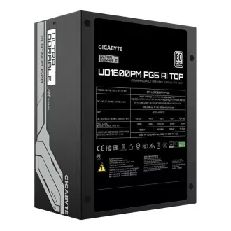 GIGABYTE Netzteil UD1600PM PG5 AI TOP, 1600W, 80  Platinum, 140mm Lüfter