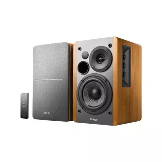 EDIFIER Lautsprecher R1280T, Aktiv, 42W, WiiM Mini Smart Wi-Fi Audio Streamer, Braun