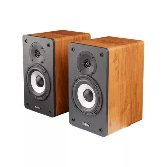 EDIFIER Lautsprecher R1280T, Aktiv, 42W, WiiM Mini Smart Wi-Fi Audio Streamer, Braun