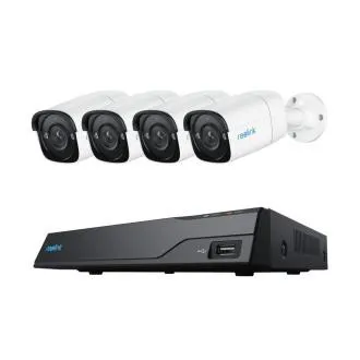 REOLINK-Überwachungskamera-Set NVS8-5MB4, RLK8-410B4, 8 Kameras, 2 TB