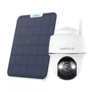 REOLINK Sicherheitskamera Argus B440, 2,4 GHz, USB-C, Solarpanel, 64GB, Weiß